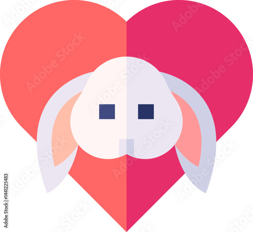 cruelty free illustration on a white background     