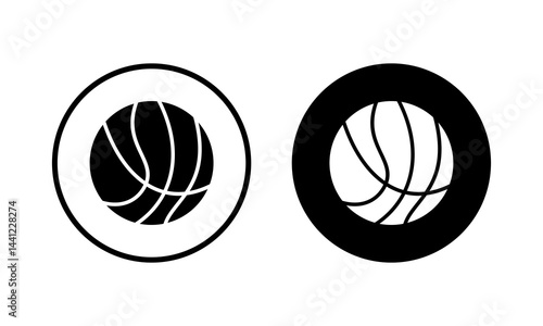 Basketball icon vector illustration. Basketball ball sign and symbol