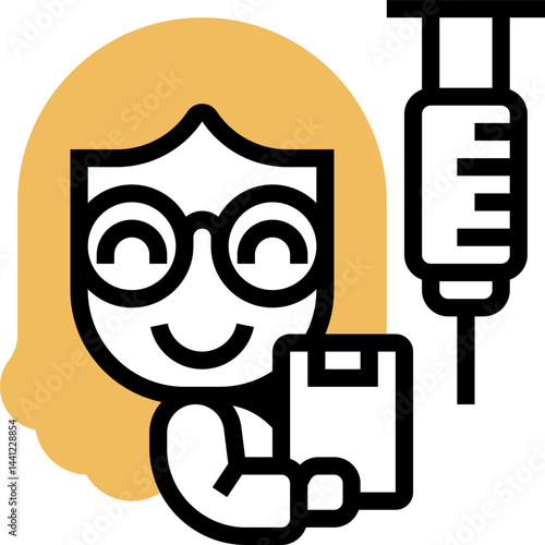doctor (2) illustration on a white background     