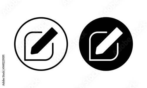 Free Download Edit icon vector illustration. edit document sign and symbol. edit text icon. pencil. sign up - GFXLoad