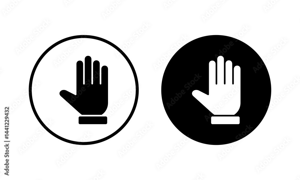 Hand icon vector illustration. hand sign and symbol. hand gesture Hand icon vector illustration. hand sign and symbol. hand gesture