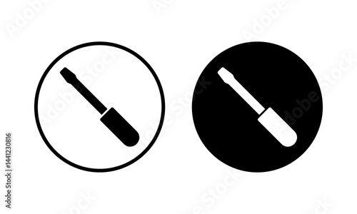 Screwdriver icon vector illustration. tools sign and symbol
