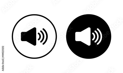 Speaker icon vector illustration. volume sign and symbol. loudspeaker icon. sound symbol