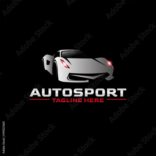 Auto sport super car logo design template