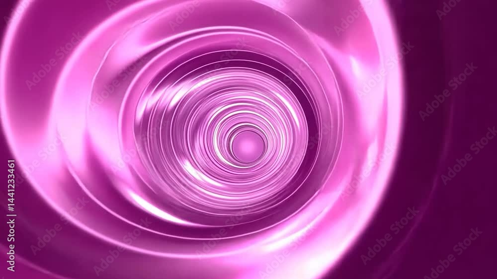 Abstract Pink Spiral Tunnel Abstract Pink Spiral Tunnel