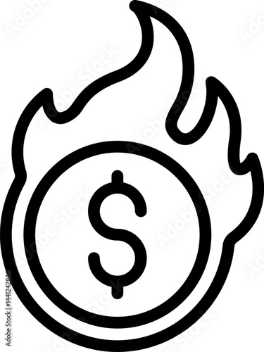 hot deal illustration on a white background     