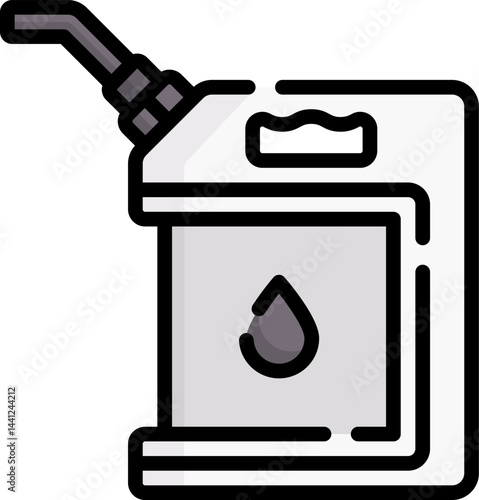 jerrycan illustration on a white background     