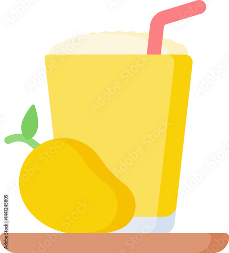 lassi illustration on a white background     