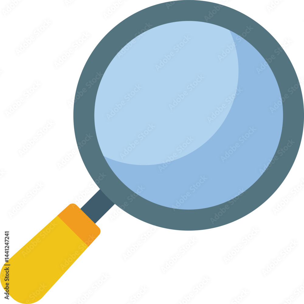 magnifying glass (2) illustration on a white background magnifying glass (2) illustration on a white background