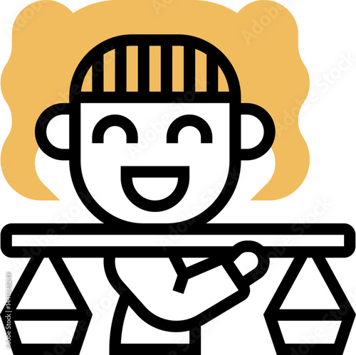 Merchant (2) illustration on a white background     