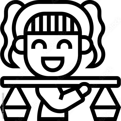 Merchant illustration on a white background     