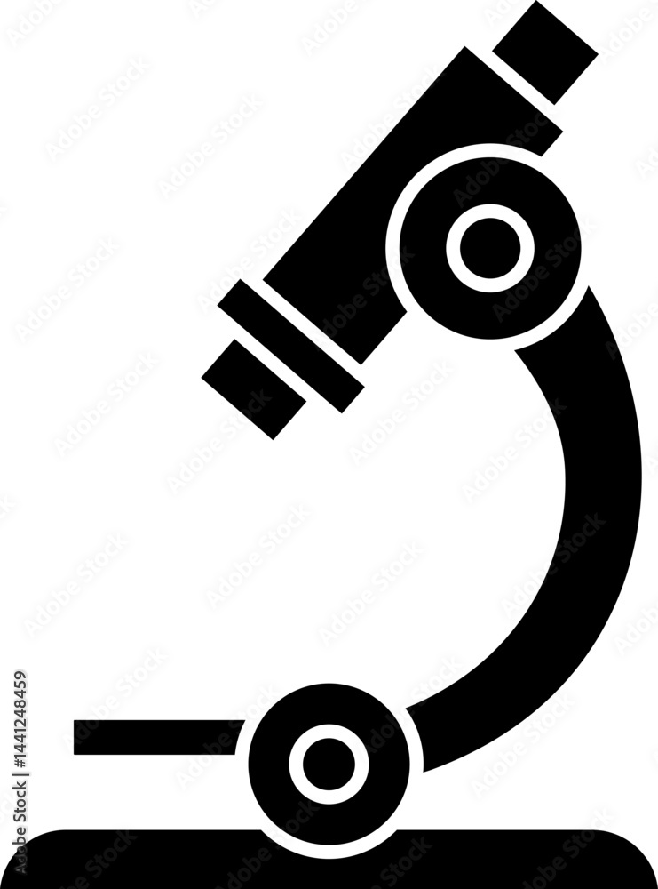 microscope illustration on a white background microscope illustration on a white background