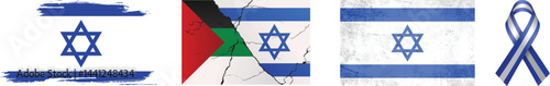 Collection of various with meaningful Israel flags.