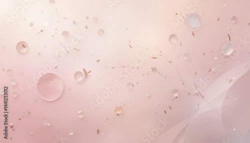 Light Pink and Cream Gradient Glow