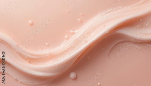 Soft Liquid Cream to Peach Gradient