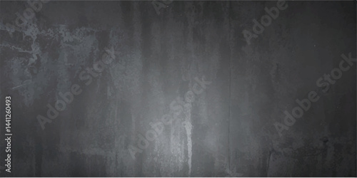 Elegant black background vector illustration with vintage distressed grunge texture and dark gray charcoal color paint, black stone or concrete wall, black banner