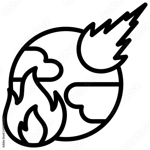 Cataclysm Outline Icon