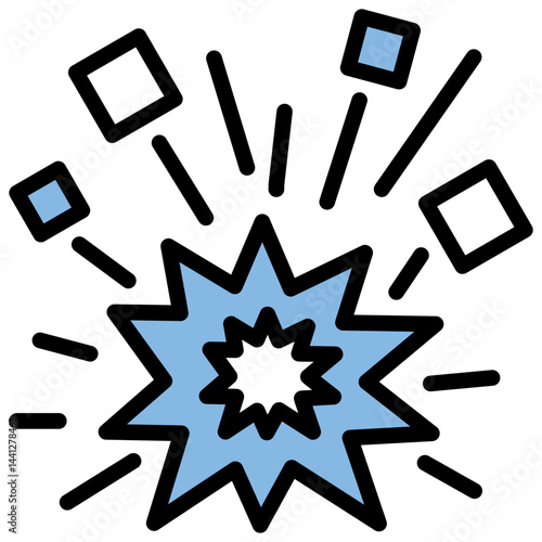 Ruin Blue Black Icon