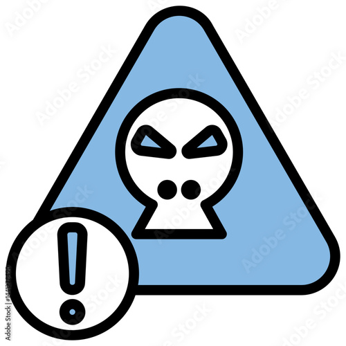 Fatality Blue Black Icon
