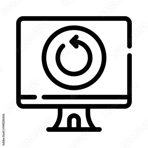 restart line icon