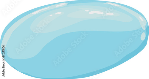 Water pond and puddle illustration