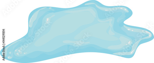 Water pond and puddle illustration