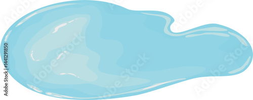 Water pond and puddle illustration