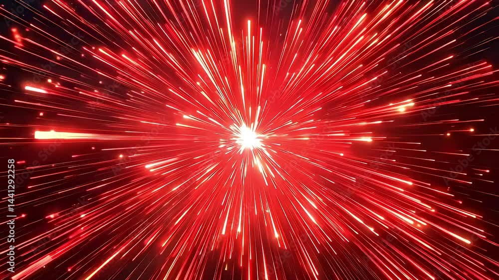 Red Light Burst Effect Background Red Light Burst Effect Background
