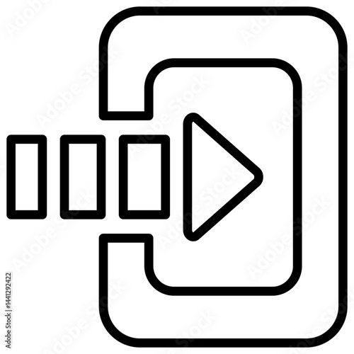 Entrance Outline Icon