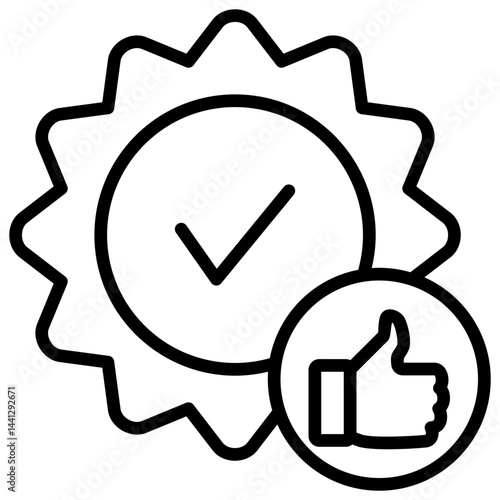Approval Outline Icon