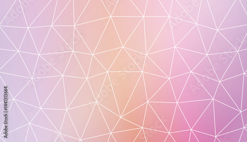 New gradient color illustration in a polygonal style. Design for flyer, wallpaper, presentation, paper. Vector illustration. Creative gradient color.