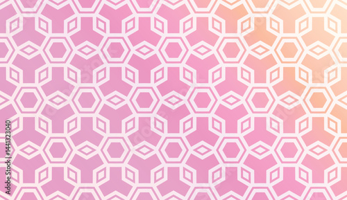 Pattern With Abstract Geometric Design. Vector Illustration. Design For Your Interior Wallpaper, Fashion Print, Business Presentation. Blurred gradient