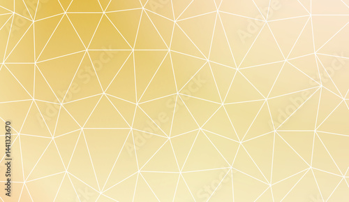 Modern geometrical abstract background with polygonal elements For interior wallpaper, smart design, fashion print. Vector illustration. Creative gradient color.