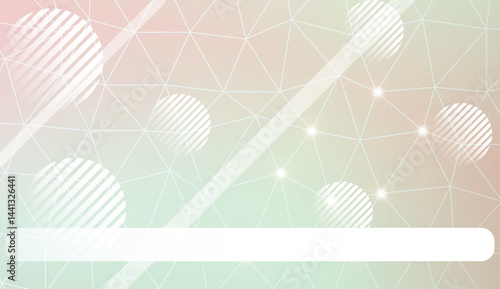 Background in triangles, line, circle, space for text style. For your business, presentation, fashion print. Vector illustration. Light Gradient Abstract Background.