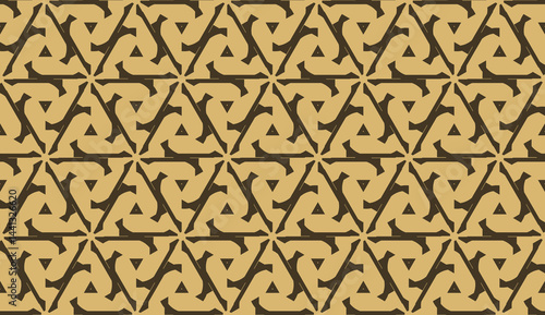 Elegant background with polygonal line. Triangular style. Vector illustration. Brown. Modern design for you business, project. Seamless