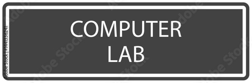 Computer and server room sign
