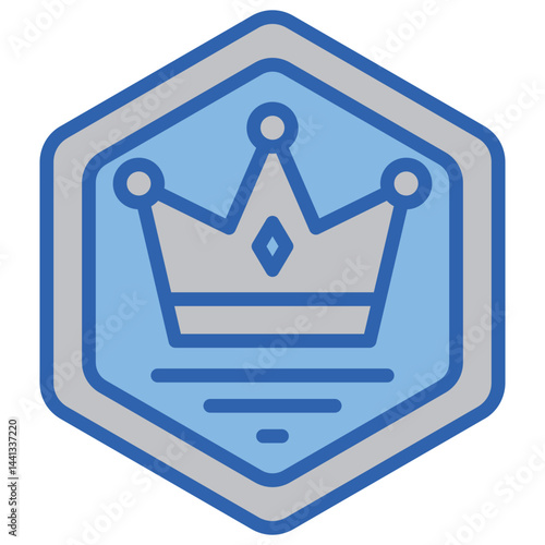Elite Blue White Icon