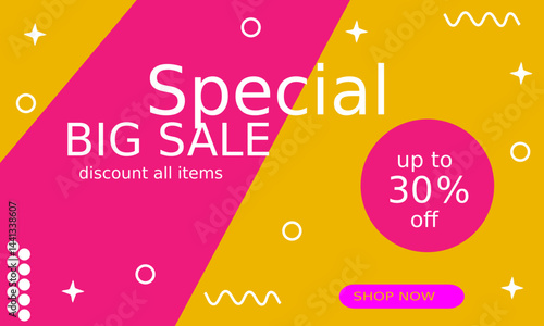 premium sales banner design | exclusive and attractive promotional design can attract more customers to visit the store