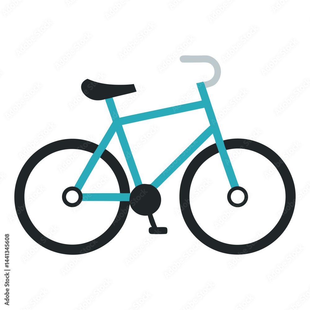 Bicycle icon isolated on white background Bicycle icon isolated on white background