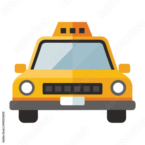 Cab icon isolated on white background