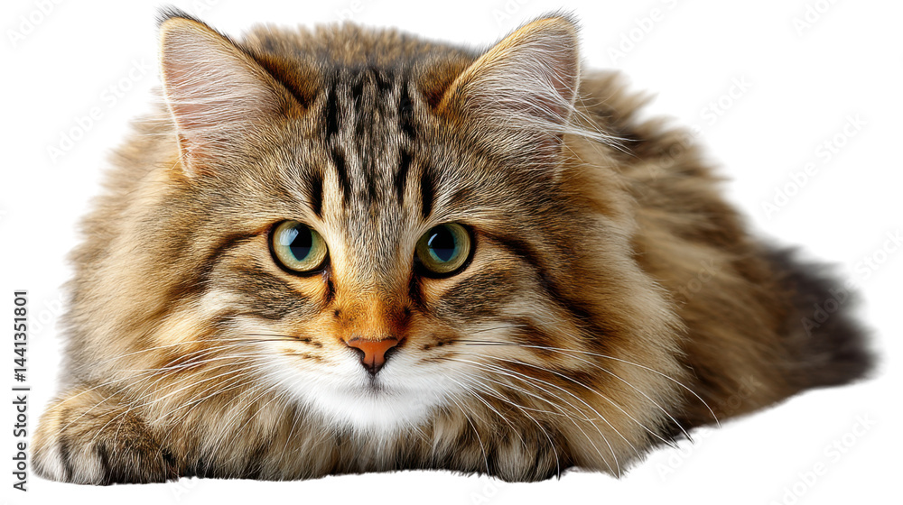 Obraz premium british cat isolated on white