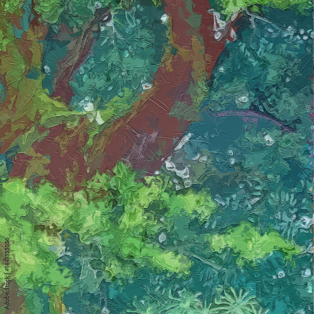 Fototapeta premium Various oil paintings, flowers, butterflies, leaves, parrots, birds, roses, peonies, scenery, moonlight, paisley, monkeys, frogs
