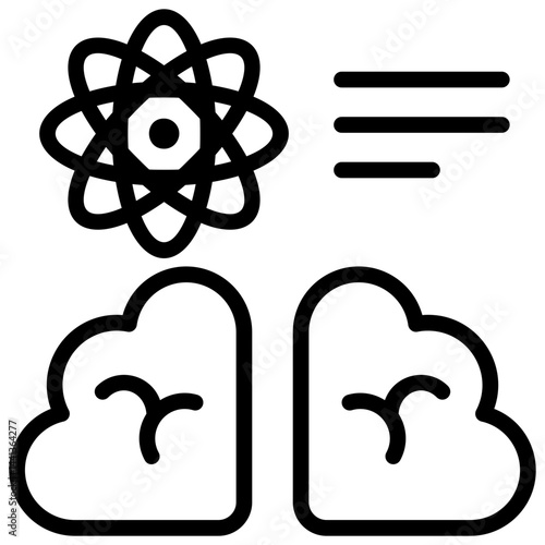 Neuroscience Outline Icon