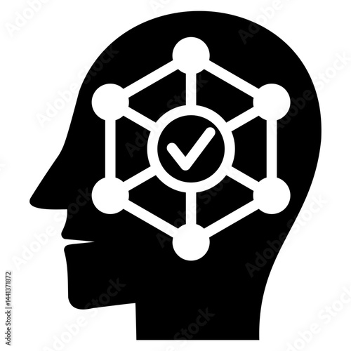 Neural Integration Glyph Icon