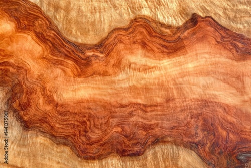 Detailed close-up view of a wood grain pattern.