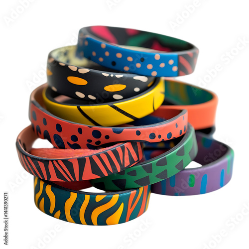 Colorful Printed Bracelets: Trendy Wristbands for Fashion & Style
