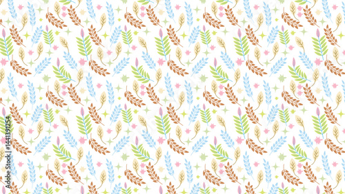seamless pattern with flowers