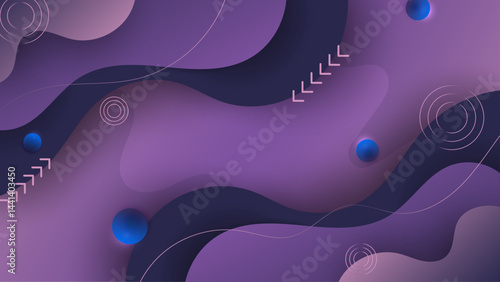 Abstract Fluid Wave Background with Opacity Effect