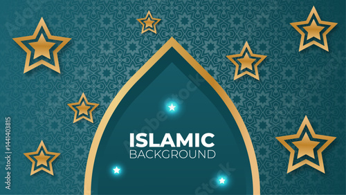 Gradient illustration for islamic new year celebration