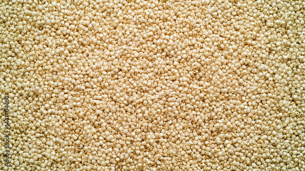 Close-up view of raw white quinoa seeds spread uniformly as a textured background. Close-up view of raw white quinoa seeds spread uniformly as a textured background.